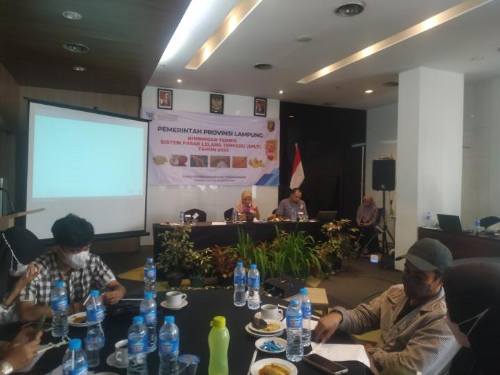 Pemprov Lampung Gelar Bimtek Sistem Pasar Lelang Terpadu (SPLT)