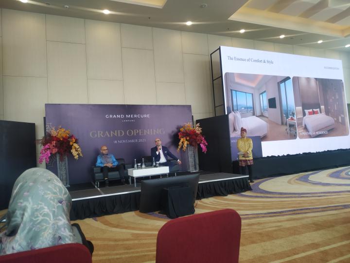 Gedung Tertinggi di Sumatera Hotel Grand Mercure Hari ini Resmi di Launcing 