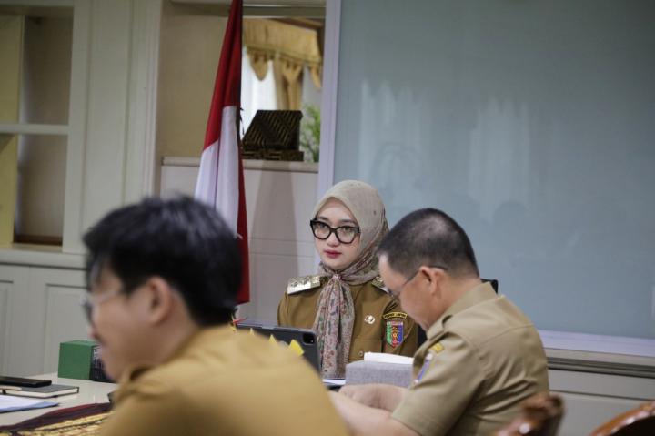 Pemprov Lampung Ikuti Rapat Persiapan Peluncuran Koperasi Desa/Kelurahan Merah Putih secara Virtual yang Dipimpin Menko Bidang Pangan Zulkifli Hasan