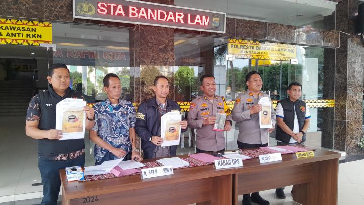Dua Residivis Curanmor di Bandar Lampung Ditangkap, Motor Hasil Curian Dijual Rp4 Juta untuk Beli Sabu