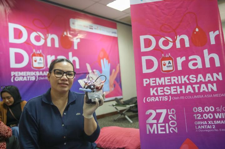 Karyawan XLSMART dan Bank Indonesia Gelar Donor Darah Bantu Anak-Anak Penderita Kanker