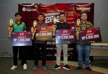 Diikuti Ribuan Peserta dari Seluruh Indonesia, Telkomsel melalui Ilmupedia Umumkan Pemenang Chessnation 2025   