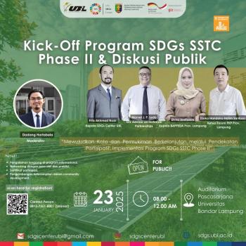 UBL Gelar Kick Off SDGs SSTC Phase II dan Diskusi Publik   