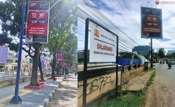Disperkim Ultimatum Reklame di Bandar Lampung yang Tak Perpanjang Izin dan Melanggar Aturan