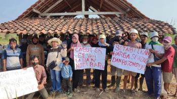 Petani Penggarap Lahan Kota Baru Tidak Diperkenankan Temui Gubernur LampungÂ 