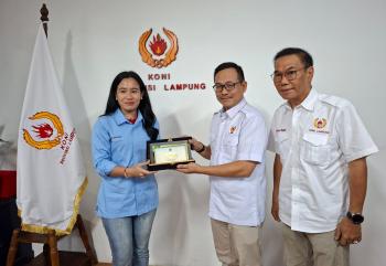 Bahas Transparansi Anggaran hingga Pembinaan Atlet, KONI Ogan Ilir Sambangi Lampung