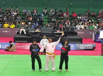 Empat dari Lima Pesilat Lampung Tembus Final