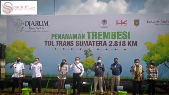 Djarum Trees For Life, Hijaukan Tol Trans Sumatera