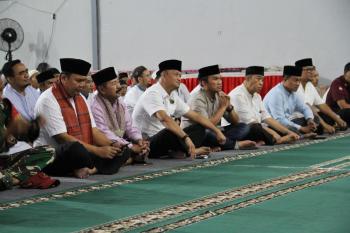 Lapas Narkotika Bandar Lampung Gelar Buka Puasa Bersama Dengan Warga Binaan 