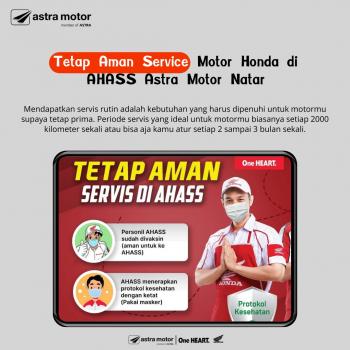 Tetap Aman Lakukan Service Motor Honda di AHASS Astra Motor Natar