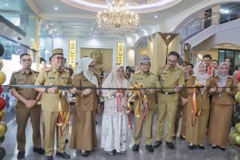 Dorong Sektor UMKM di Provinsi Lampung, Pj.Gubernur Lampung Samsudin Launcing Pojok UMKM 