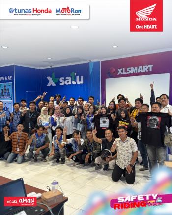Edukasi Safety Riding Karyawan XL Canter