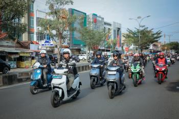 Be One Ride With Gubernur: 300 Bikers Lampung Gelar City Rolling & Gathering Bersama Gubernur Lampung   