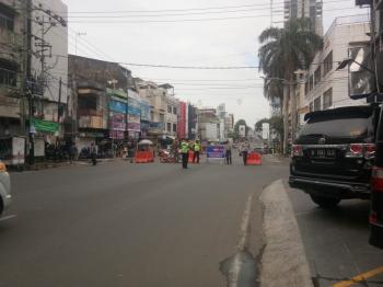 Sejumlah Jalan Protokol Kota Bandar Lampung Disekat, Berikut DaftarnyaÂ 