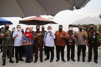 Sekdaprov Fahrizal Darminto Hadiri Soft Opening Gedung Parkir Kejaksaan Tinggi Lampung 
