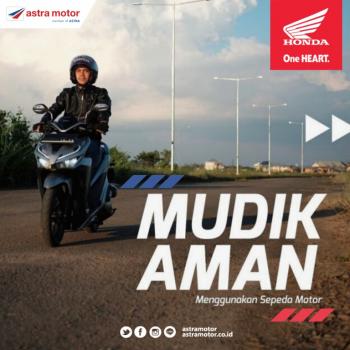 Mudik Aman Mengunakan Sepeda Motor Honda