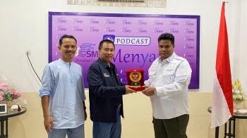 Kepala Badan Intelijen Negara Daerah Lampung Berkunjung ke Kantor SMSI