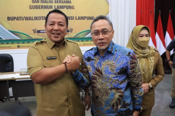 Gubernur Arinal Djunaidi Dampingi Menteri Perdagangan Republik Indonesia Zulkifli Hasan