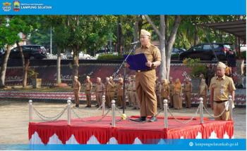 Bupati Lampung Selatan Radityo Egi Pratama Tekankan Kemajuan Daerah Ditentukan Semua Elemen Birokrasi Yang Bekerja Disiplin 