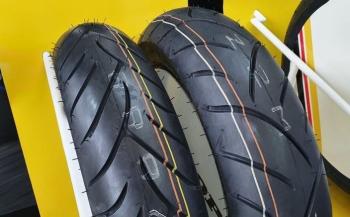 Arti Garis Warna-warni pada Tapak Ban Baru