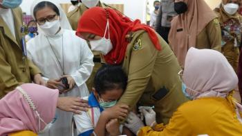 Mulai Digelar, Vaksinasi Anak Kota Bandarlampung Menarget 180 Ribu Siswa/i