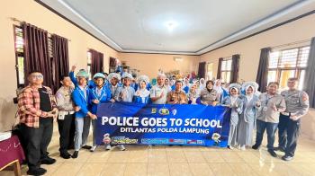Kolaborasi Safety Riding di SMAN 1 Natar, Polda Lampung dan Jasa Raharja Dorong Budaya Berkendara Aman Sejak Dini