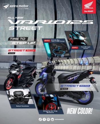 All New Honda Vario 125 Street Resmi Hadir, Tampil Lebih Bold dan Modern   