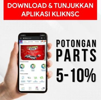 Download & Tunjukkan Aplikasi Klik NSC, Dapatkan Promo Dari Ahass NSS Kedaton