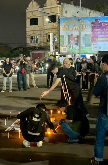 Kuliah Jalanan hingga Panggung Rakyat: Aksi Kamisan September Hitam di Bandar Lampung