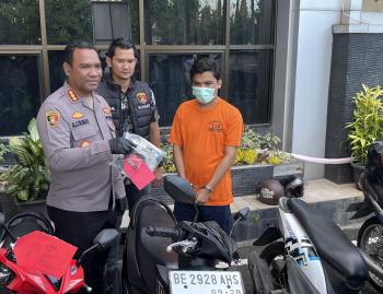 Mahasiswa Universitas Lampung Jadi Korban Curanmor, Residivis Baru Bebas Ditangkap Lagi