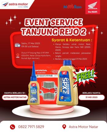 Astra Natar Motor Natar Gelar Event Service Tanjung Rejo 2, Ada Hadiah Gratis Untuk Peserta 