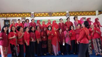 Peringati Hari Ibu Ke-94, Wanita Katolik RI Bakorcab Bandar Lampung Sabet Juara Ke-2 Lomba Tumpeng