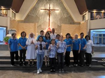 Perayaan Santa Maria Ratu Damai Pelindung Legio Maria Lampung