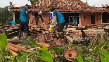 Puluhan Rumah di Bantul Rusak dan Dua Orang Terluka Diterjang Hujan Lebat dan Angin Kencang