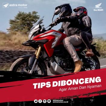 Tips Dibonceng Agar Aman Dan Nyaman