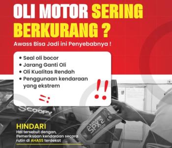 TDM Natar Ingatkan Konsumen untuk Cek Oli Secara Berkala di AHASS