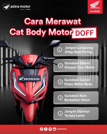 Astra Motor Natar Edukasi Konsumen Tentang Perawatan Cat Body Motor Doff,Bentuk Komitmen Astra Motor Natar dalam Menjaga Kualitas dan Kepuasan Pelanggan