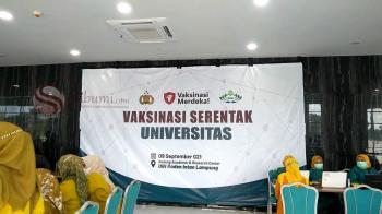 UIN Raden Intan Lampung Gelar Vaksinasi Merdeka Khusus Mahasiswa Baru