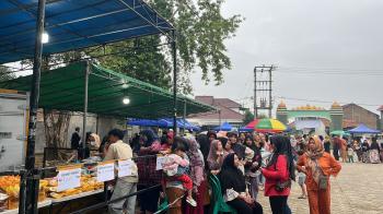 Pemprov Lampung Melalui Dinas Perindag Gelar Bazar dan Pasar Murah di Masjid Ulul Albaab