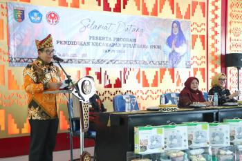 Pj Gubernur Lampung Menutup Program Pelatihan Kecakapan Wirausaha 