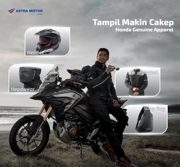 Tampil Makin Cakep dengan Honda Genuine Apparel