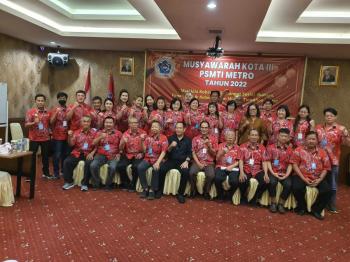 Handi Tjandrianto Pimpin PSMTI Kota Metro Periode 2022-2026 