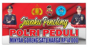 Polres Lambar Gandeng PSMTI Lampung Buka Bazar 6 Ton Minyak Goreng Kepada Masyarakat