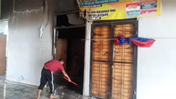 Ruangan Keuangan Disdukcapil Pesawaran Terbakar, Diduga Konseleting Lisrik