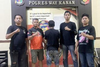 Kepergok Saat Beraksi, Pencuri 440 Kilogram Buah Sawit di Way Kanan Ditangkap Polisi