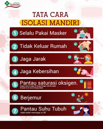 Pahami Tata Cara Isolasi Mandiri (Isoman) saat Pandemi COVID-19