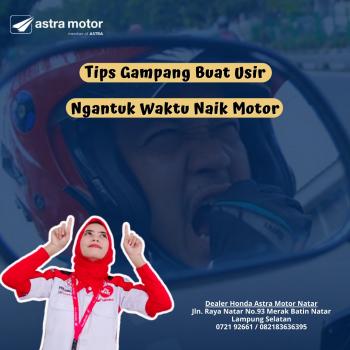 Tips Gampang Buat Usir Ngantuk Waktu Naik Motor