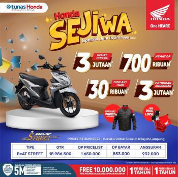 Istana Motor 2,Adakan Promo HONDA SEJIWA (Spesial Juni Istimewa)Â 
