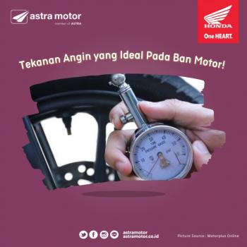 Tekanan Angin Yang Aman Dan Ideal Pada Ban Motor