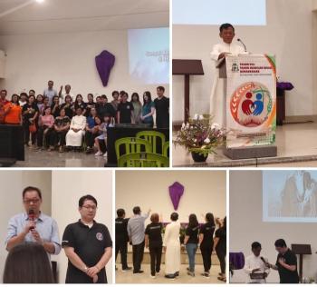 Ajakan Saling Mengampuni dalam  Praise and Worship PD PKK St. Lucia Paroki Katedral Tanjungkarang
